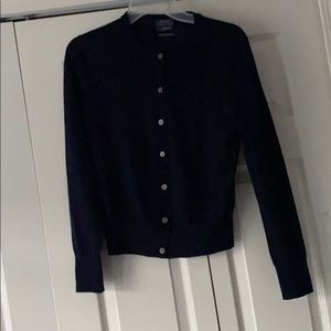 Black button down shirt / cardigan